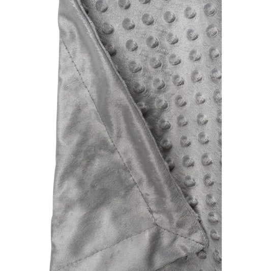 Weiche Babydecke in Hellgrau – Kuscheldecke für Babys