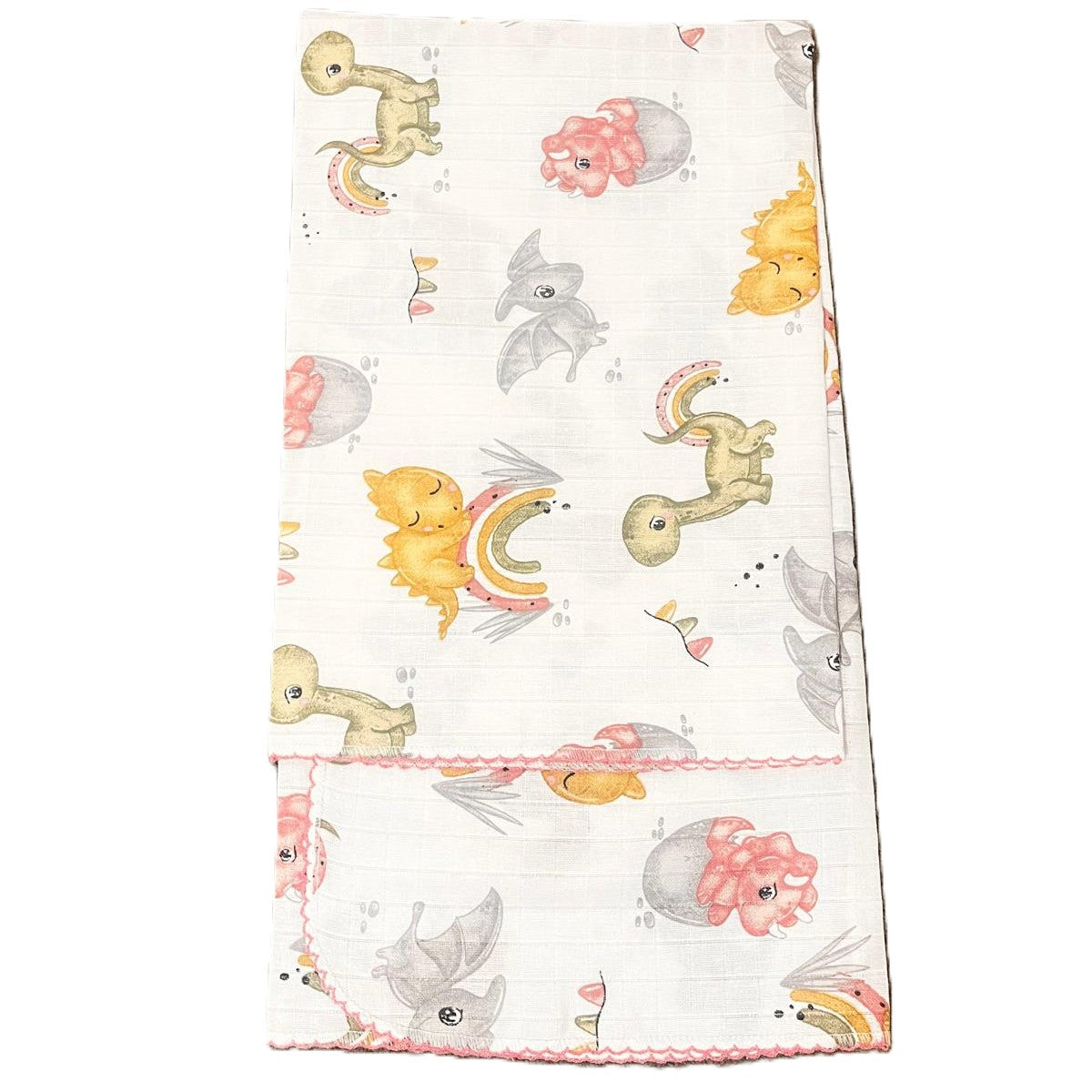 Musselin-Tuch für Babys – in Blau (Jungs) & Rosa (Mädchen)