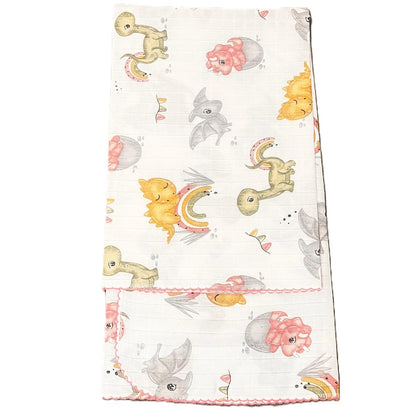 Musselin-Tuch für Babys – in Blau (Jungs) & Rosa (Mädchen)