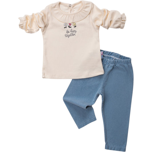 Zweiteiliges Outfit-Set für Babys – süß & bequem 👶✨
