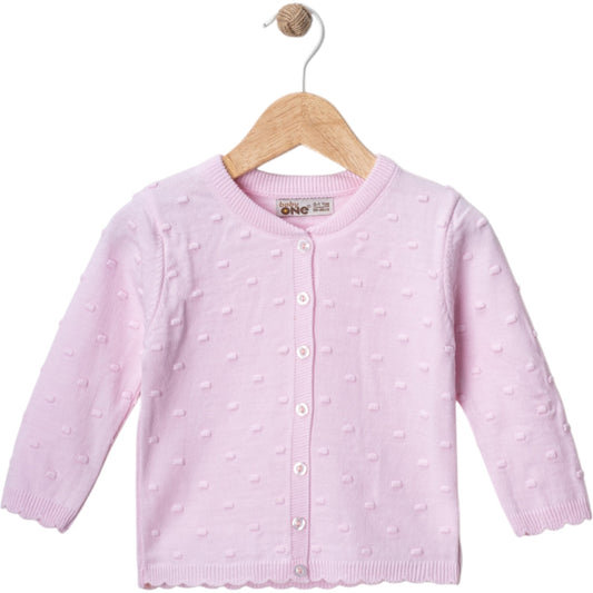 Mädchen Strickweste – zart & weich in Rosa 👧🌸