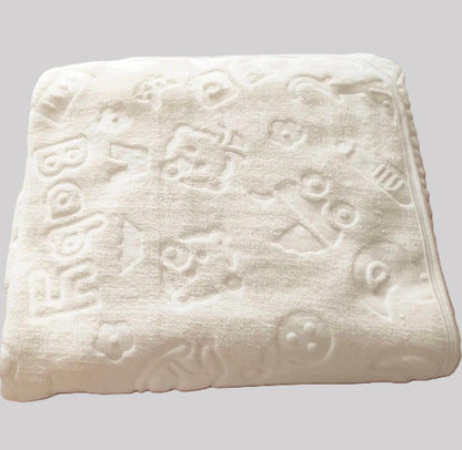 Kuschelige Babydecke „Soft Dreams“ – gefüttert & gemustert | Unisex