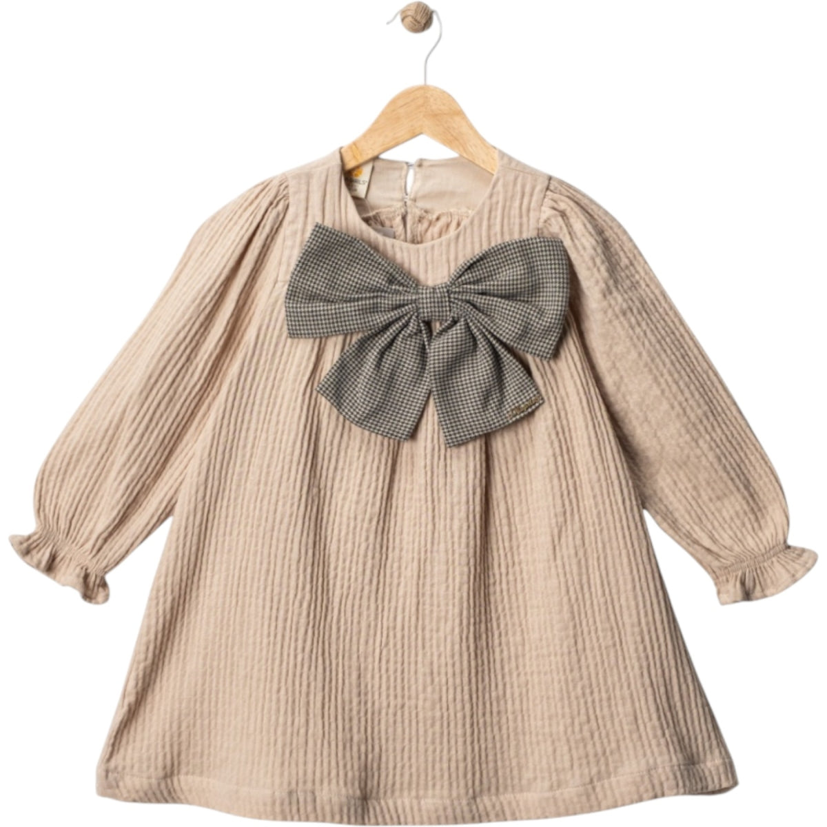 Süßes Mädchenkleid mit großer Schleife – elegant & bequem