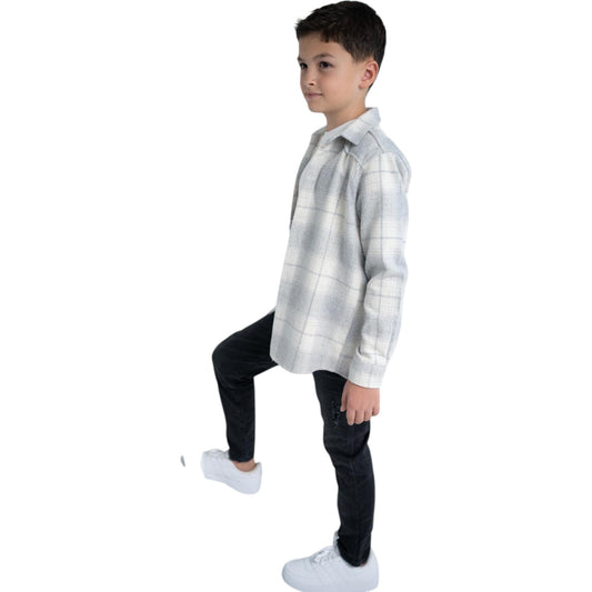 Holzfällerhemd für Jungen – in zwei Farben erhältlich