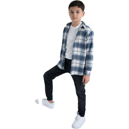 Holzfällerhemd für Jungen – in zwei Farben erhältlich