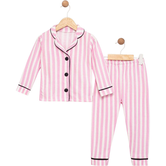 Mädchen Pyjama – gestreift & gemütlich 🌙👧