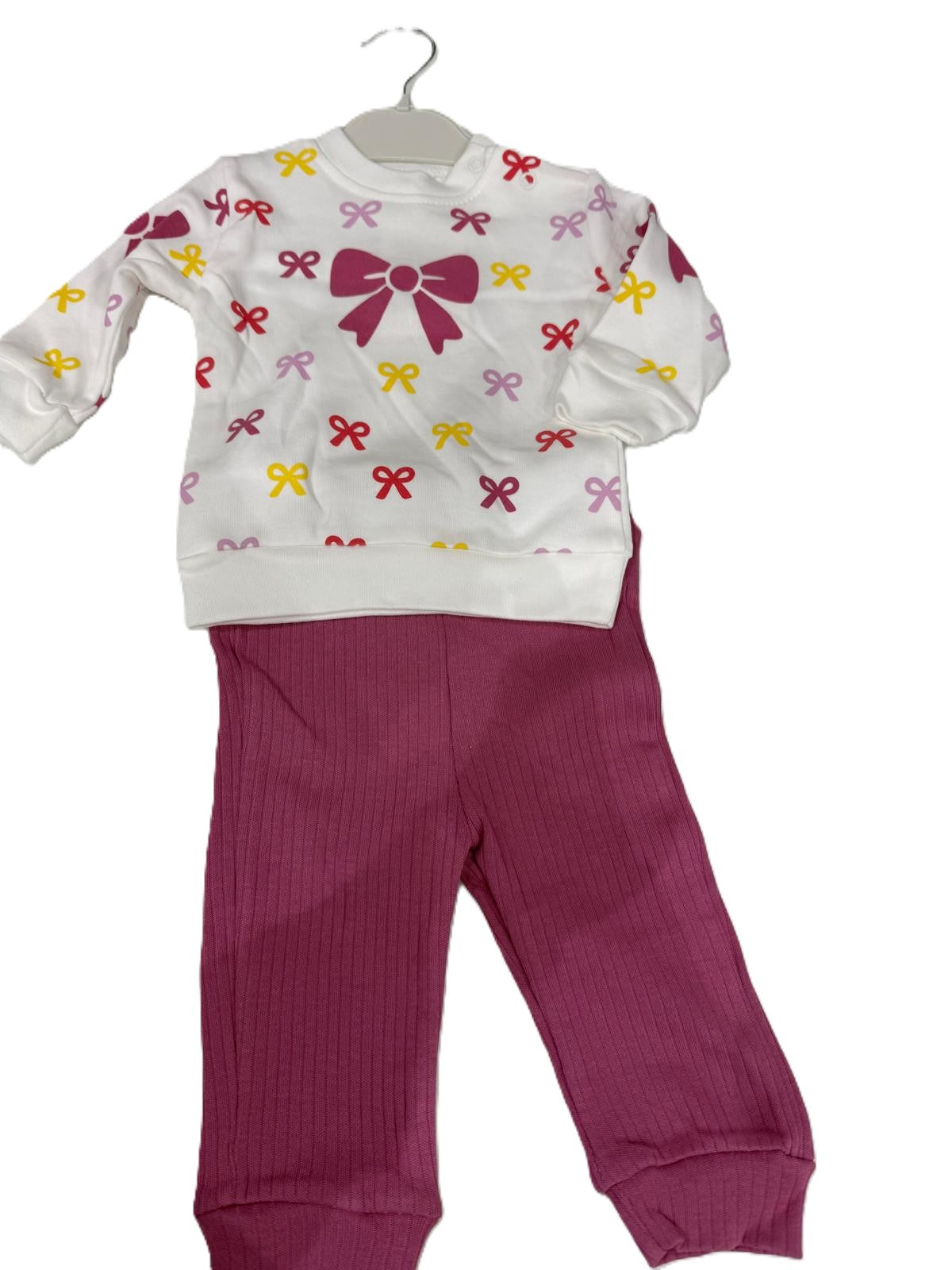 Mädchen Set – zweiteilig & verspielt in Lila 🎀👧