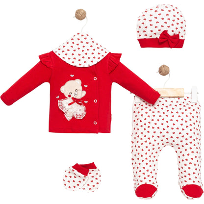 Mädchen Babyset 5-teilig – liebevoll & süß ❤️👶