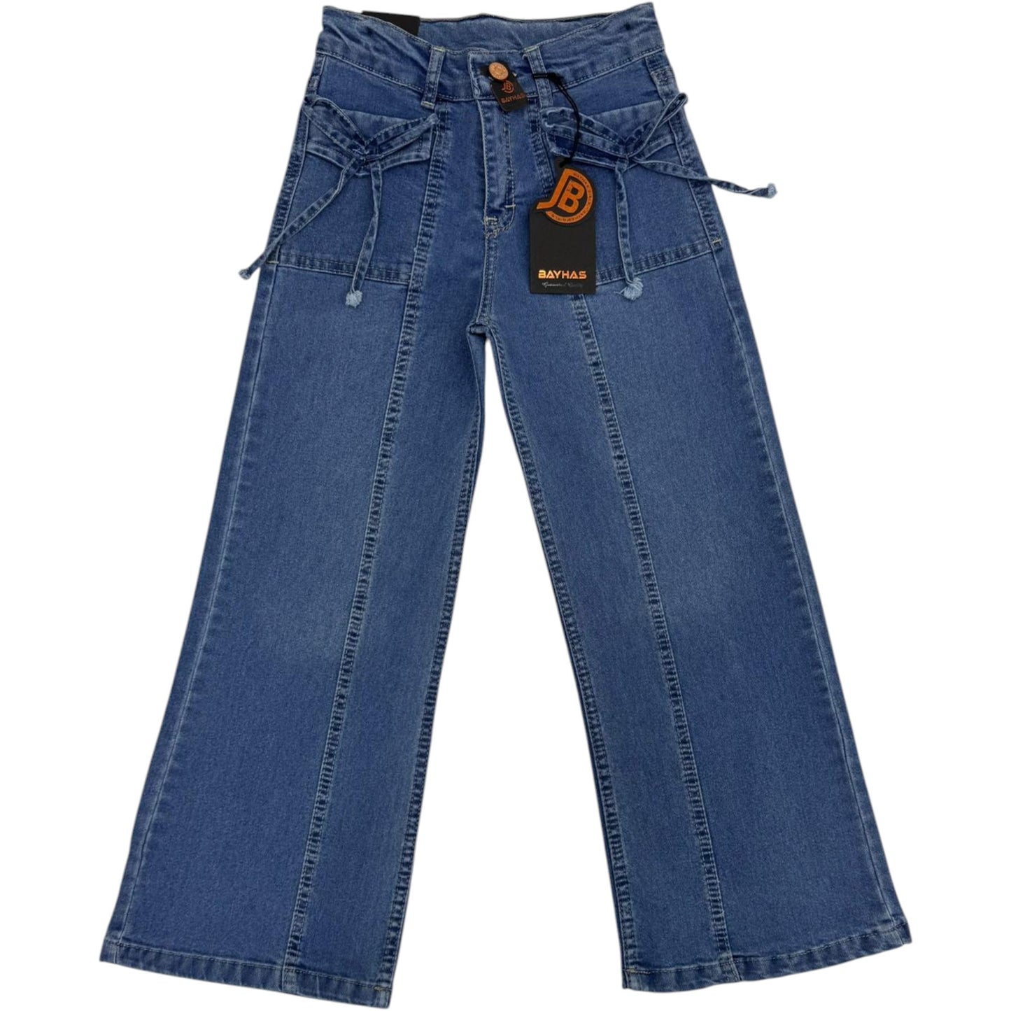 Blaue Jeanshose für Mädchen – weiter Schnitt & trendiges Design 👖💙