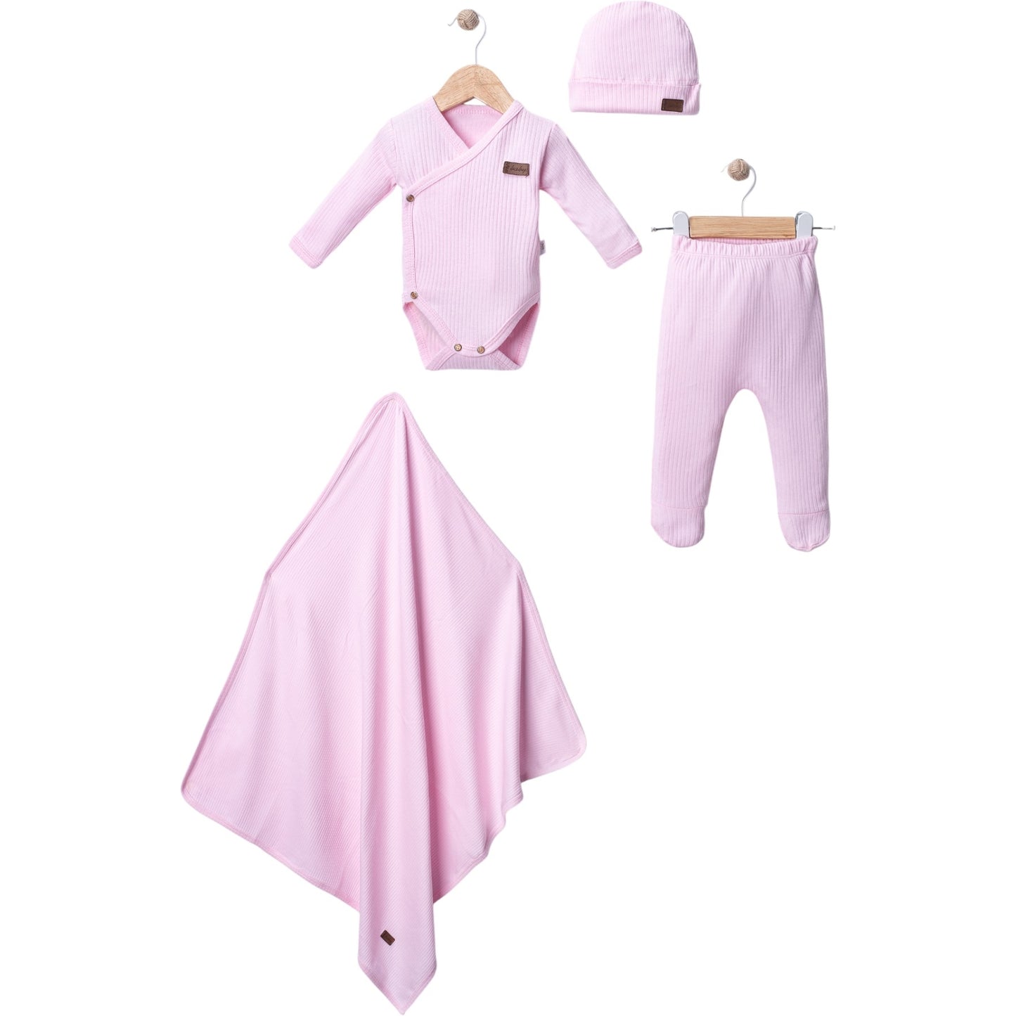 Erstlingsset für Neugeborene – 4-teilig & super weich 👶💕