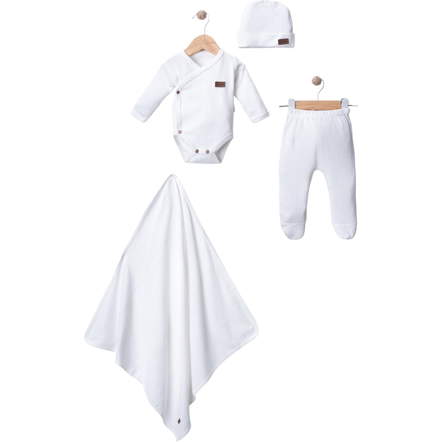 Erstlingsset für Neugeborene – 4-teilig & super weich 👶💕