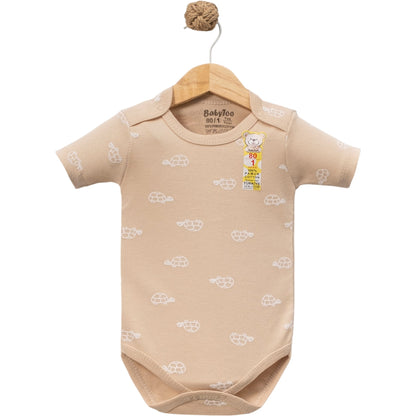 Unisex Baby Body im 2er-Farbstil – kurzarm & superweich