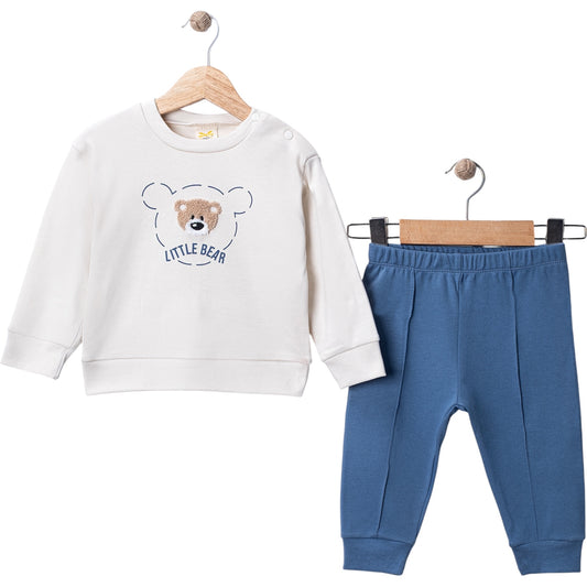 Baby-Set für Jungen – Oberteil & Hose aus 100 % Baumwolle 🐻👶