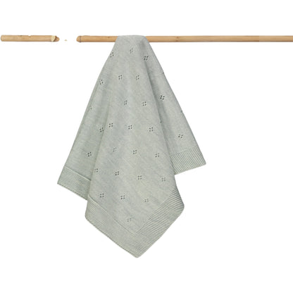 Baby Strickdecke Lochmuster