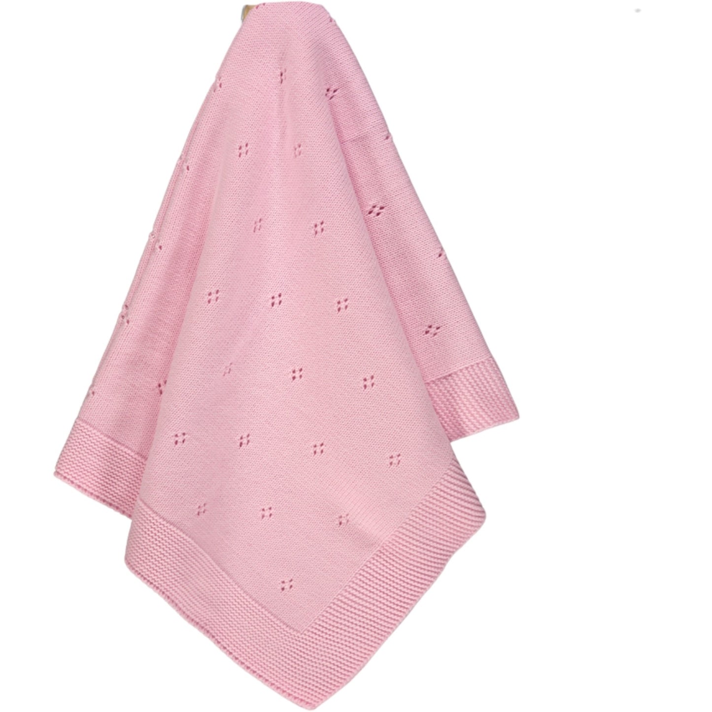 Baby Strickdecke Lochmuster