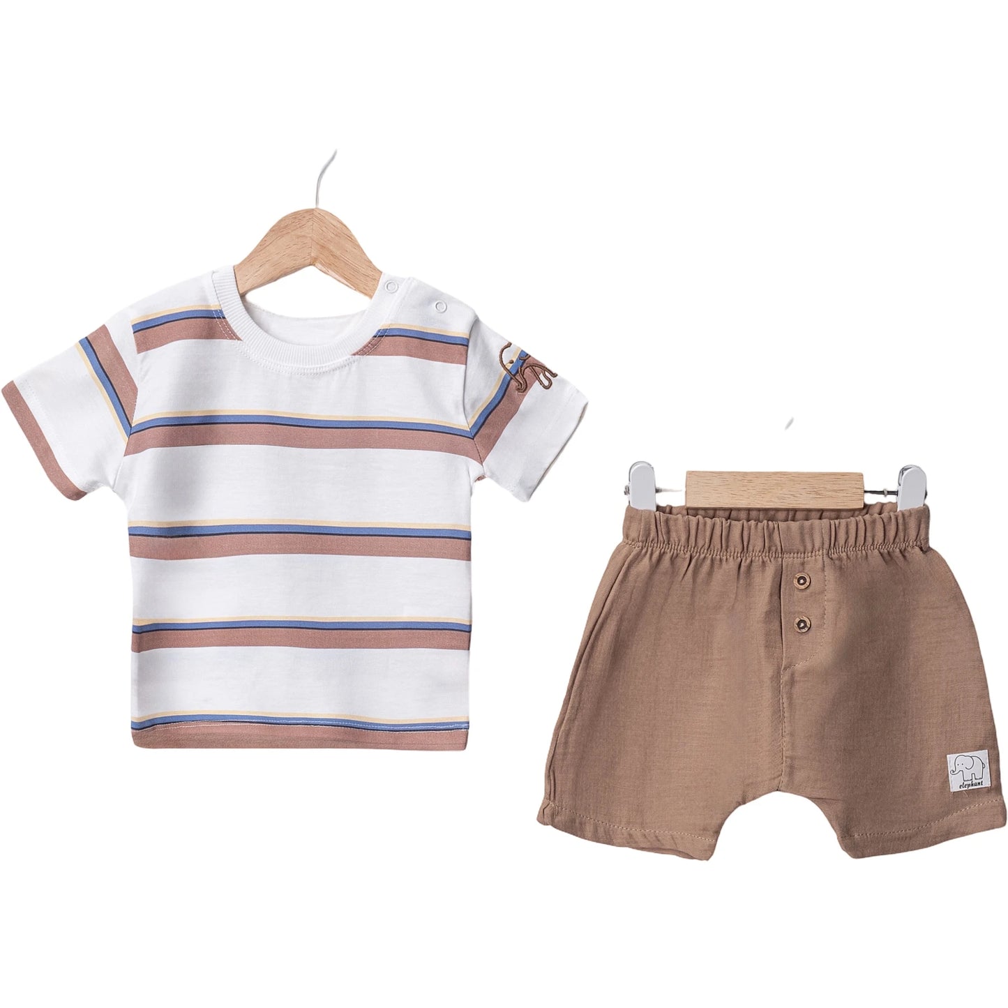 Set Shirt Shorts Streifen