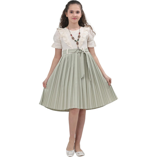 Kleid Baumwolle Plissee Kette