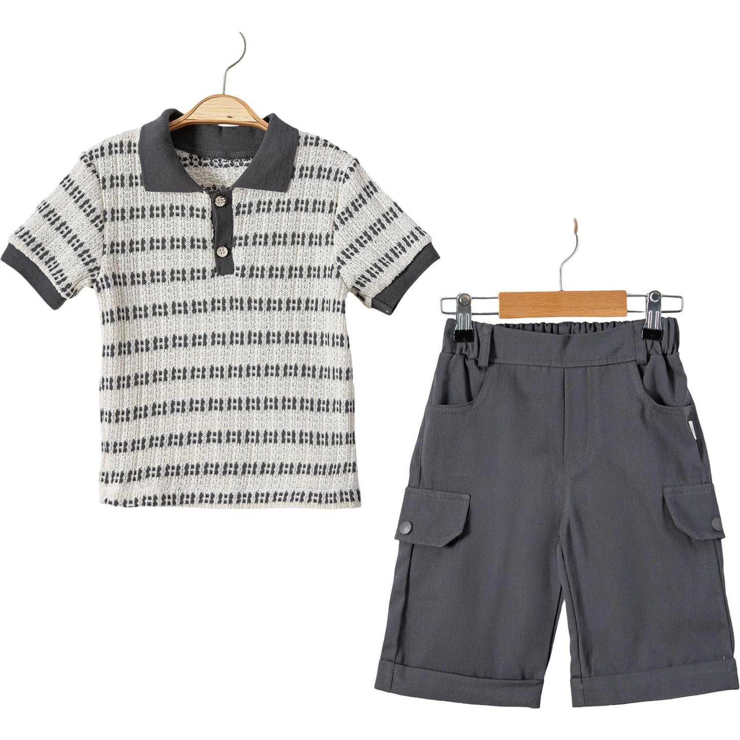 Set Polo Shirt Shorts