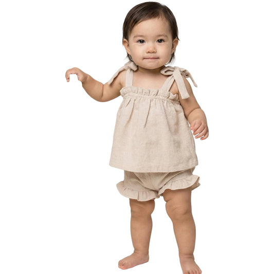Set Top Shorts Rüschen