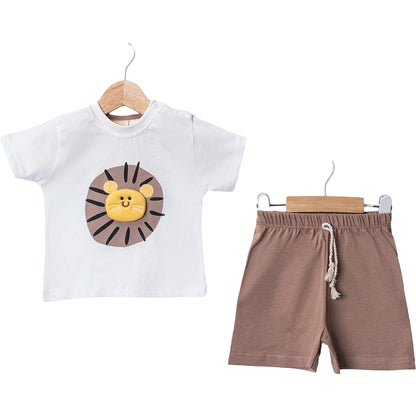 Babyset Baumwolle Löwe