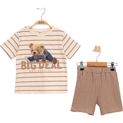 Jungen Set Baumwolle Bär