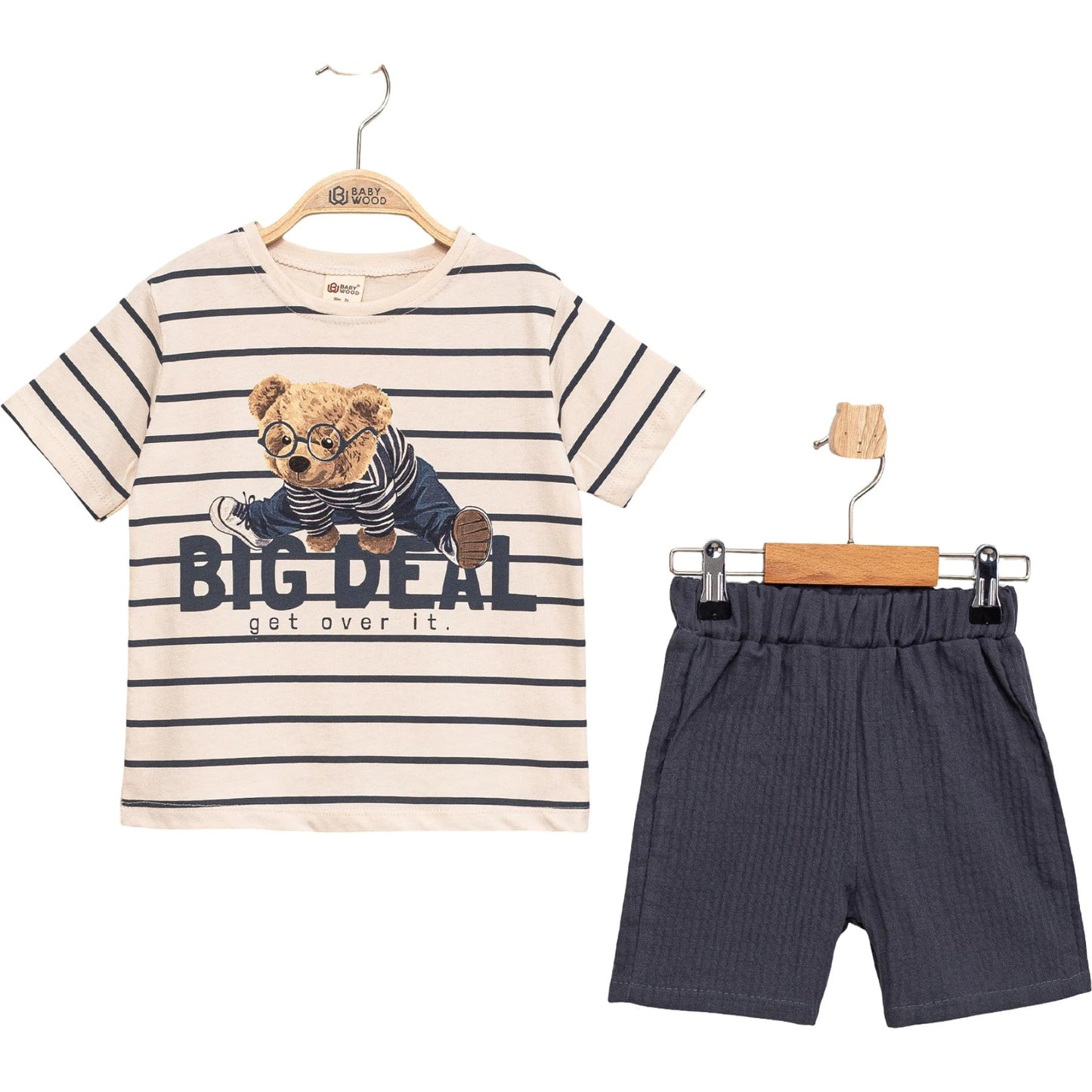Jungen Set Baumwolle Bär