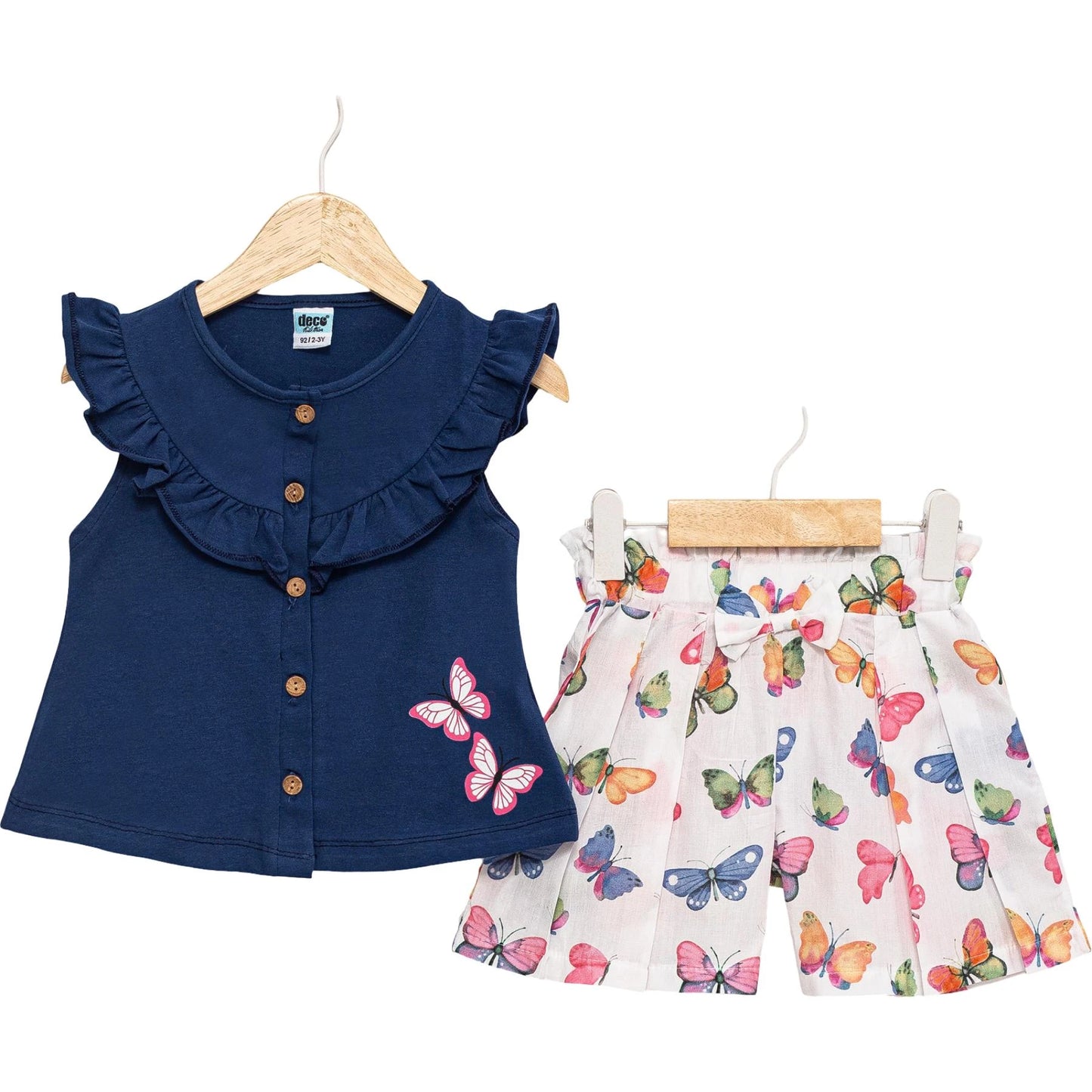 Mädchen Set Schmetterlinge