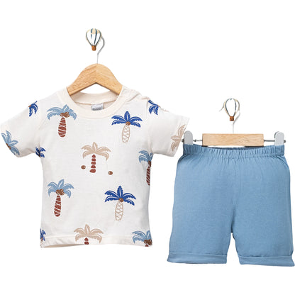Babyset Baumwolle Palmen