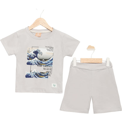 Jungen Set Wellenprint