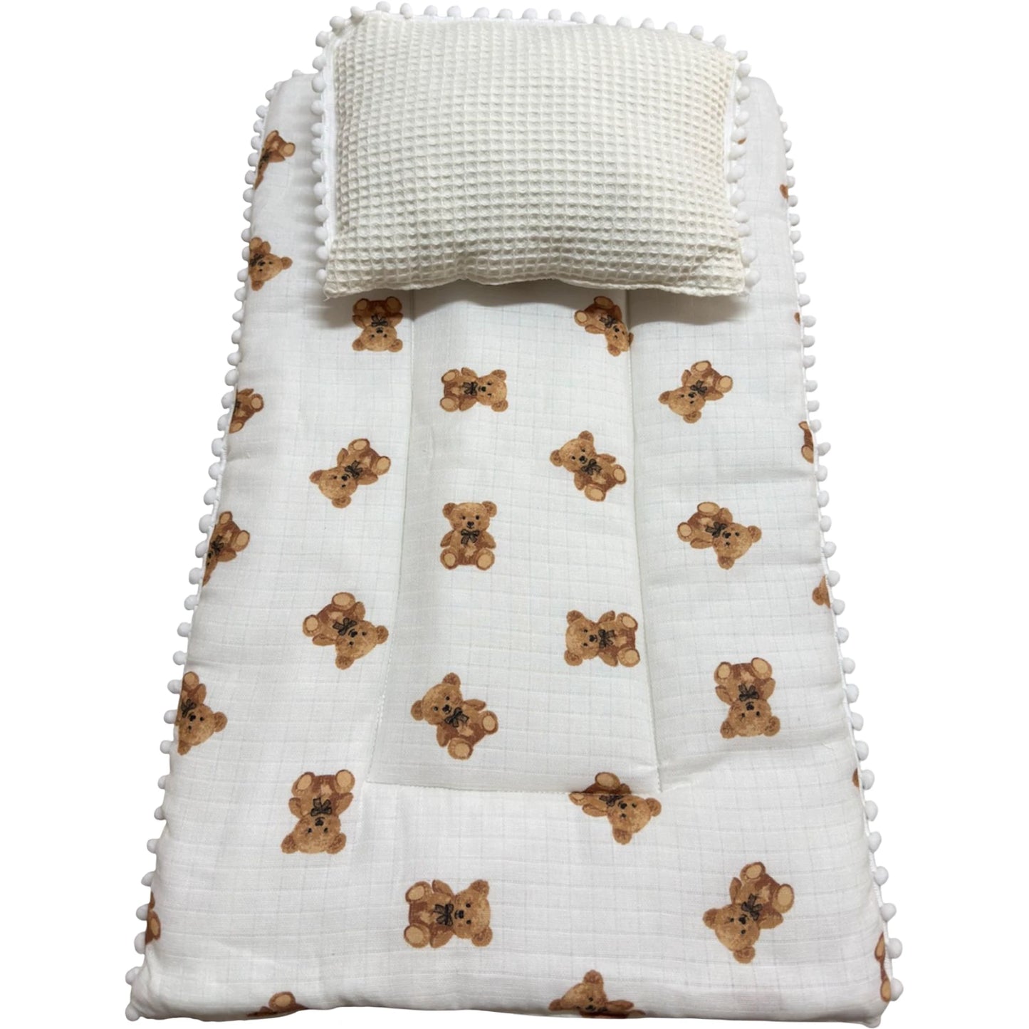 Wickelunterlage Musselin Teddybär