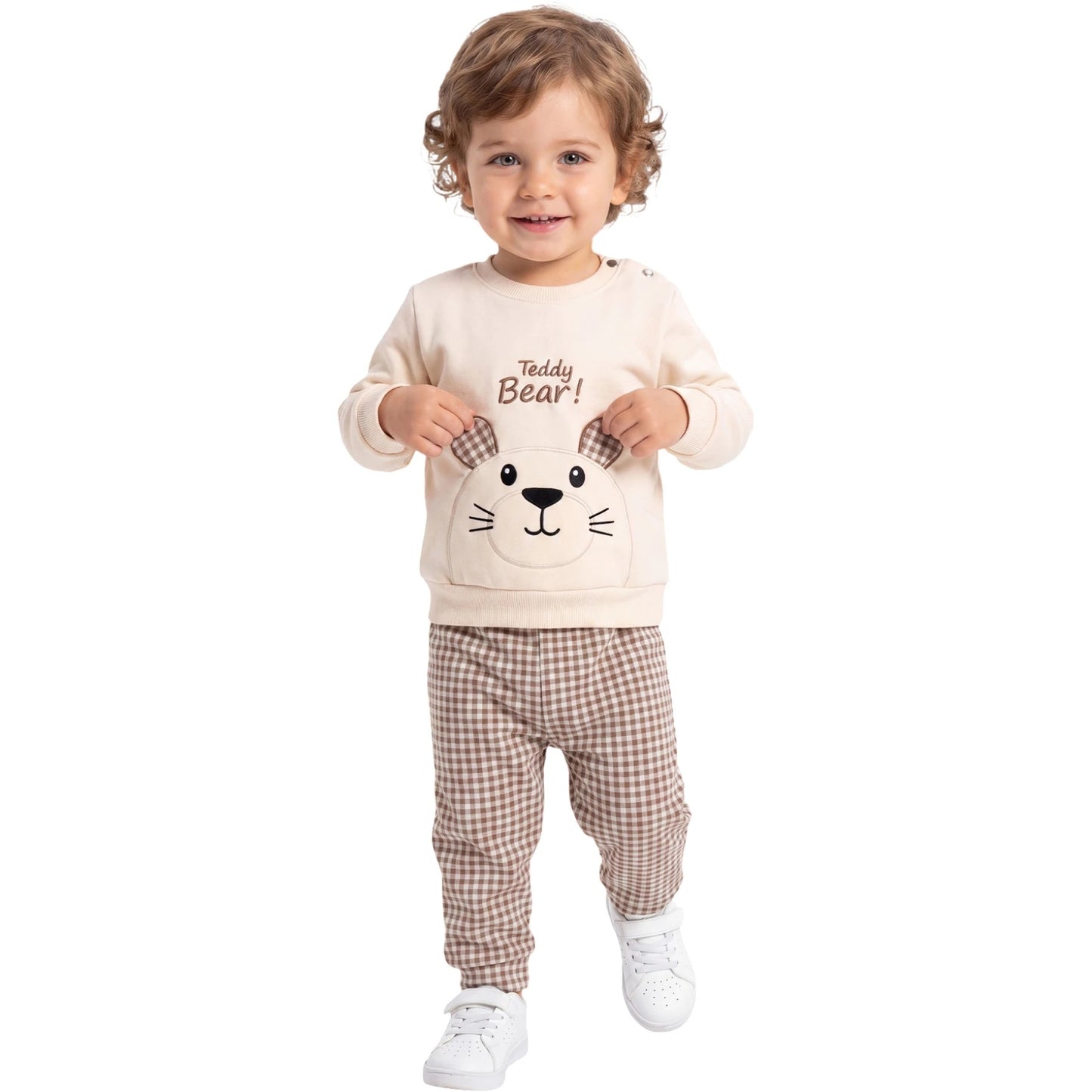 Babyset Baumwolle Teddy