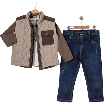 Outfit Set Weste Jeans