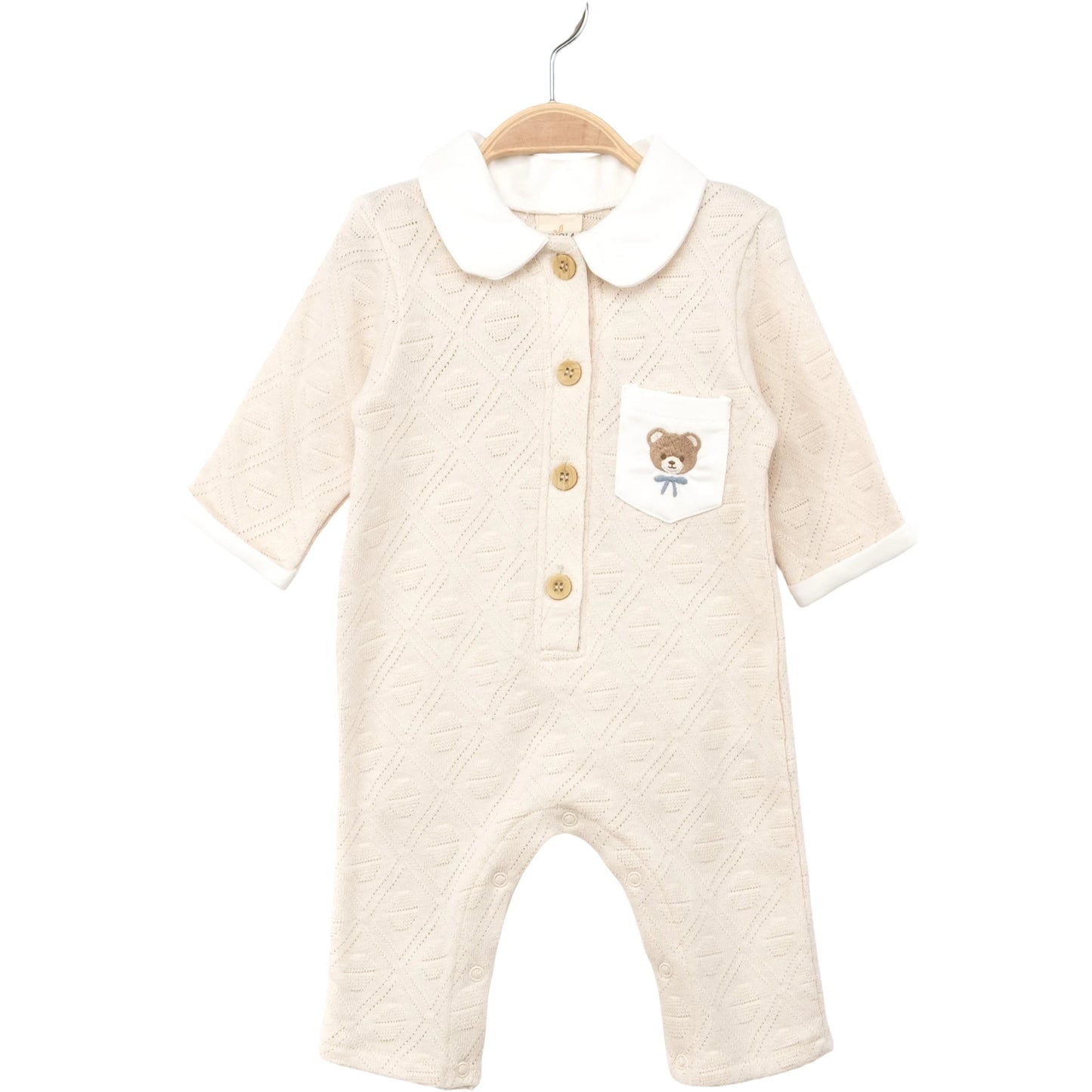 Baby Jungen Strampler Bär