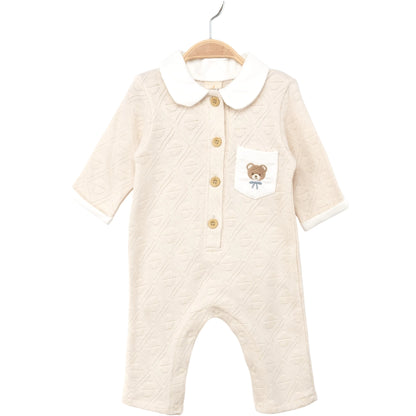 Baby Jungen Strampler Bär