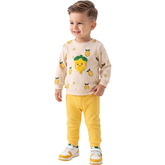 Baby Set Baumwolle Zitronen