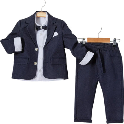 Jungen Anzug Set Dunkelblau