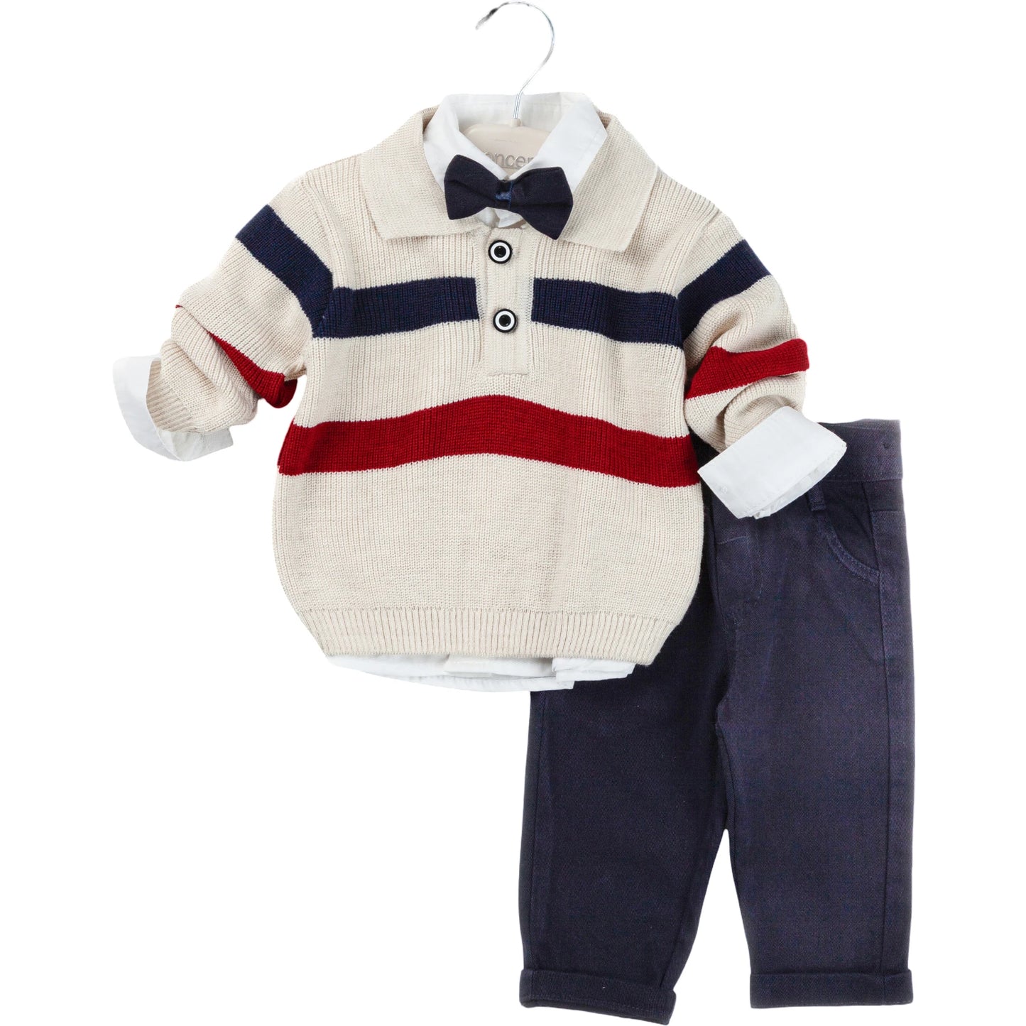 Baby Jungen Outfit Fliege