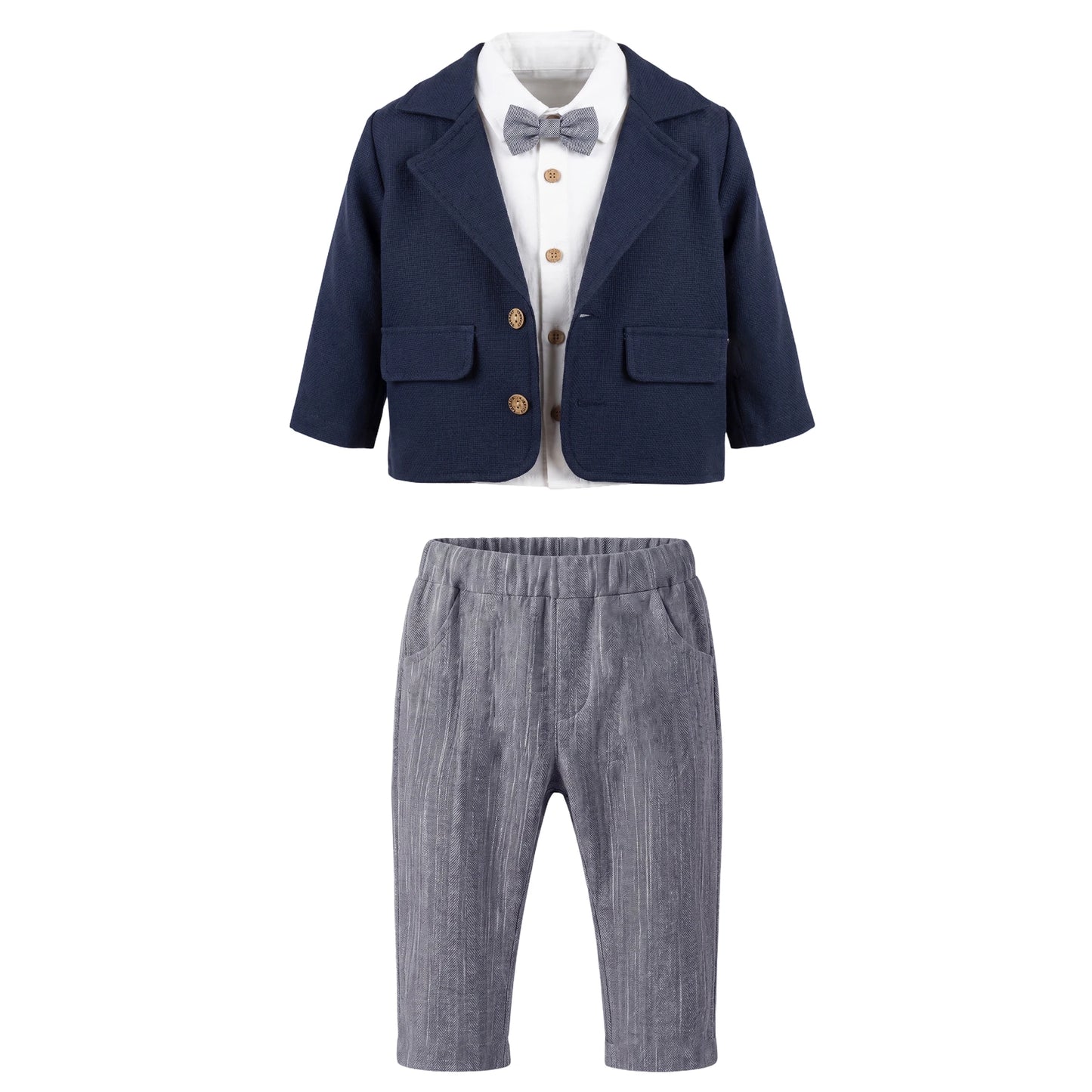 Baby Anzug Set Zweifarbig