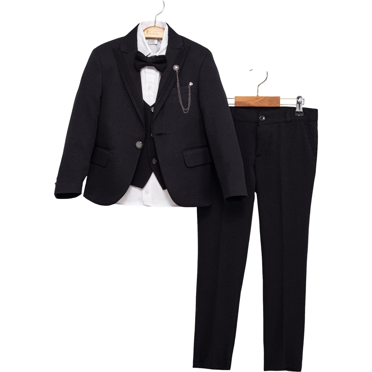 Jungen Anzug Set Schwarz