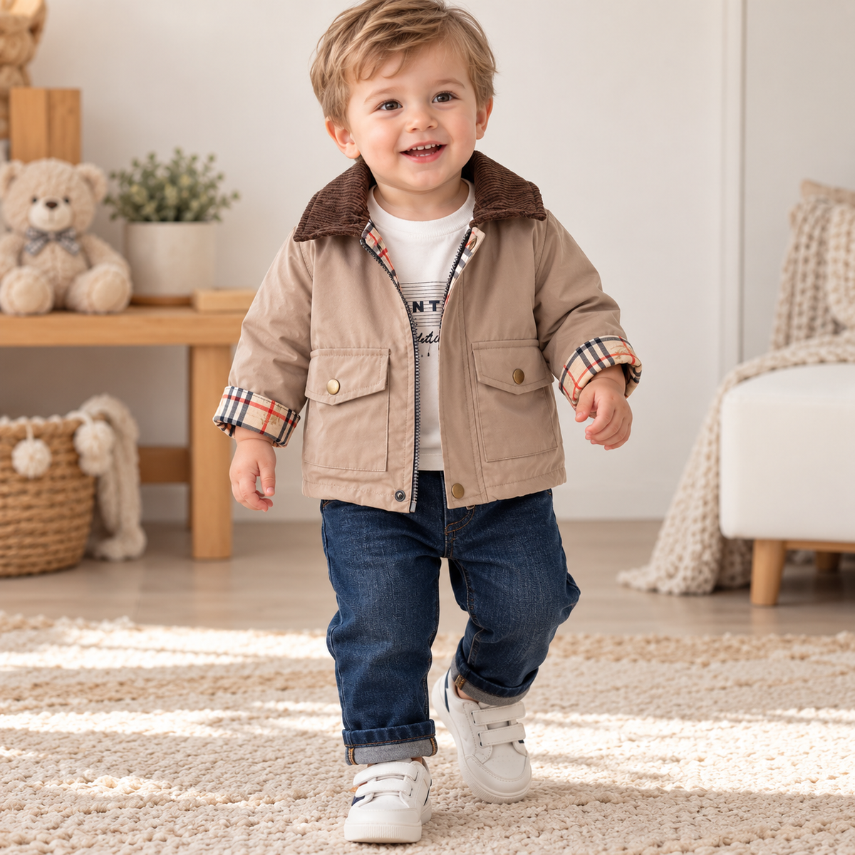 Baby Jungen Set Jacke Jeans
