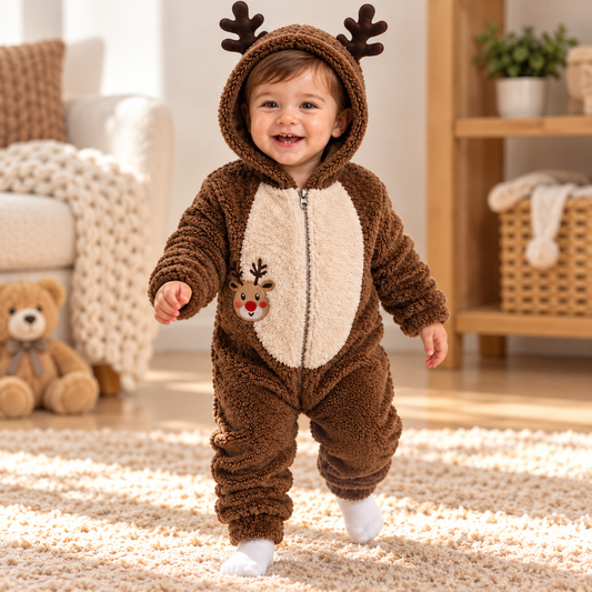 Baby Overall Wellsoft Rentiergeweih