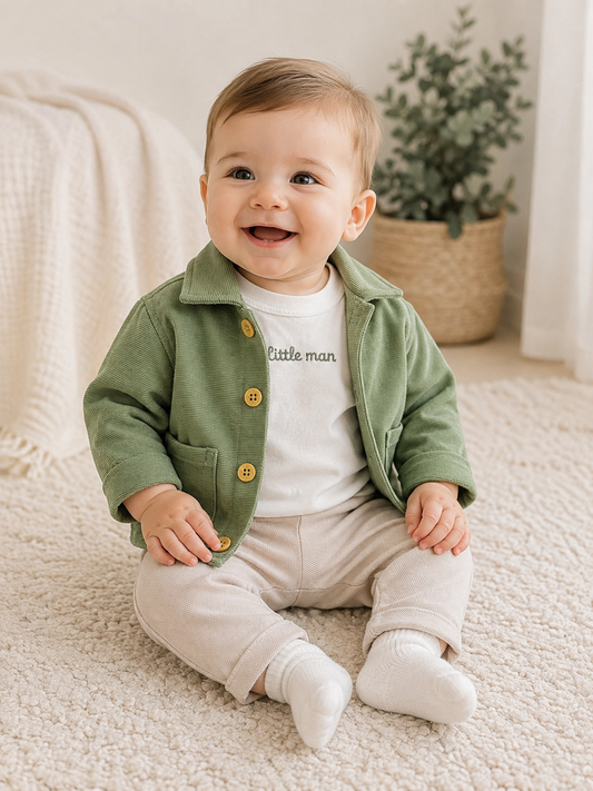 Baby Jungen Set Grün