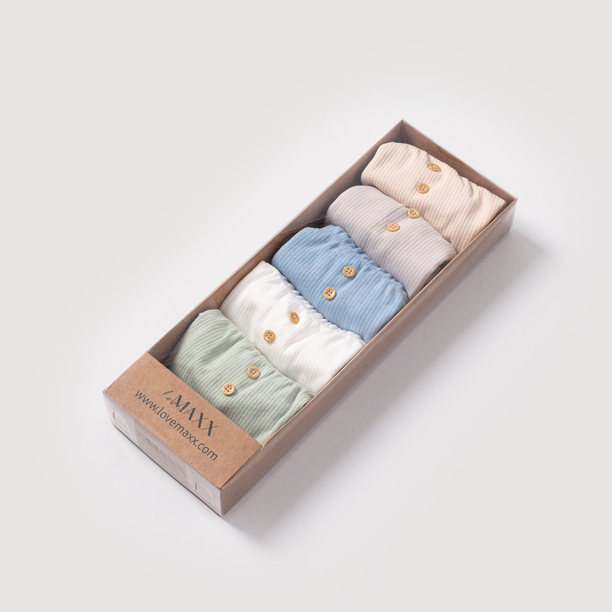 5er Pack Baby Hosen mit Füßchen 👶 | Unisex | verschiedene Farben