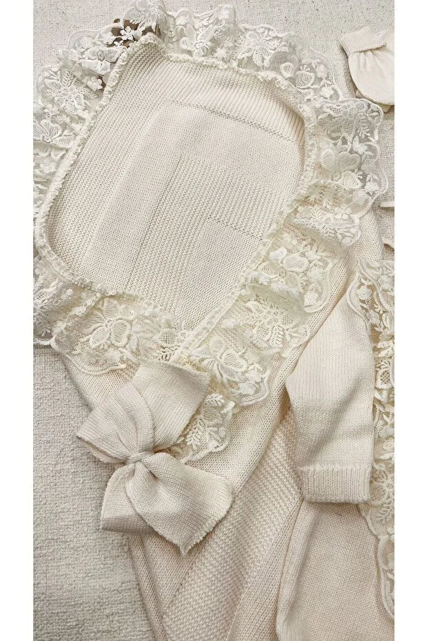 Erstlingsset Nipperland Creme Spitze