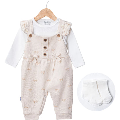 Baby Outfit Set Schleifen