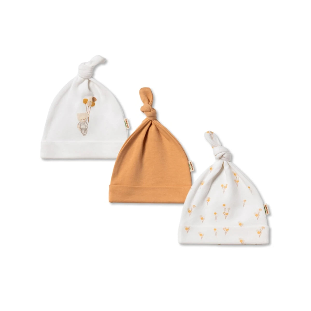 Babymützen Baumwolle 3er-Pack