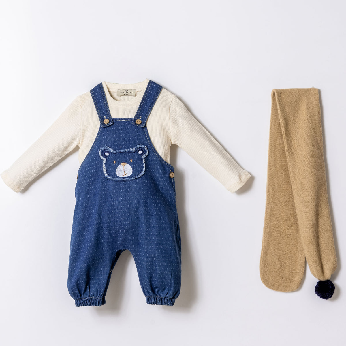 Baby Jungen Latzhose Bär
