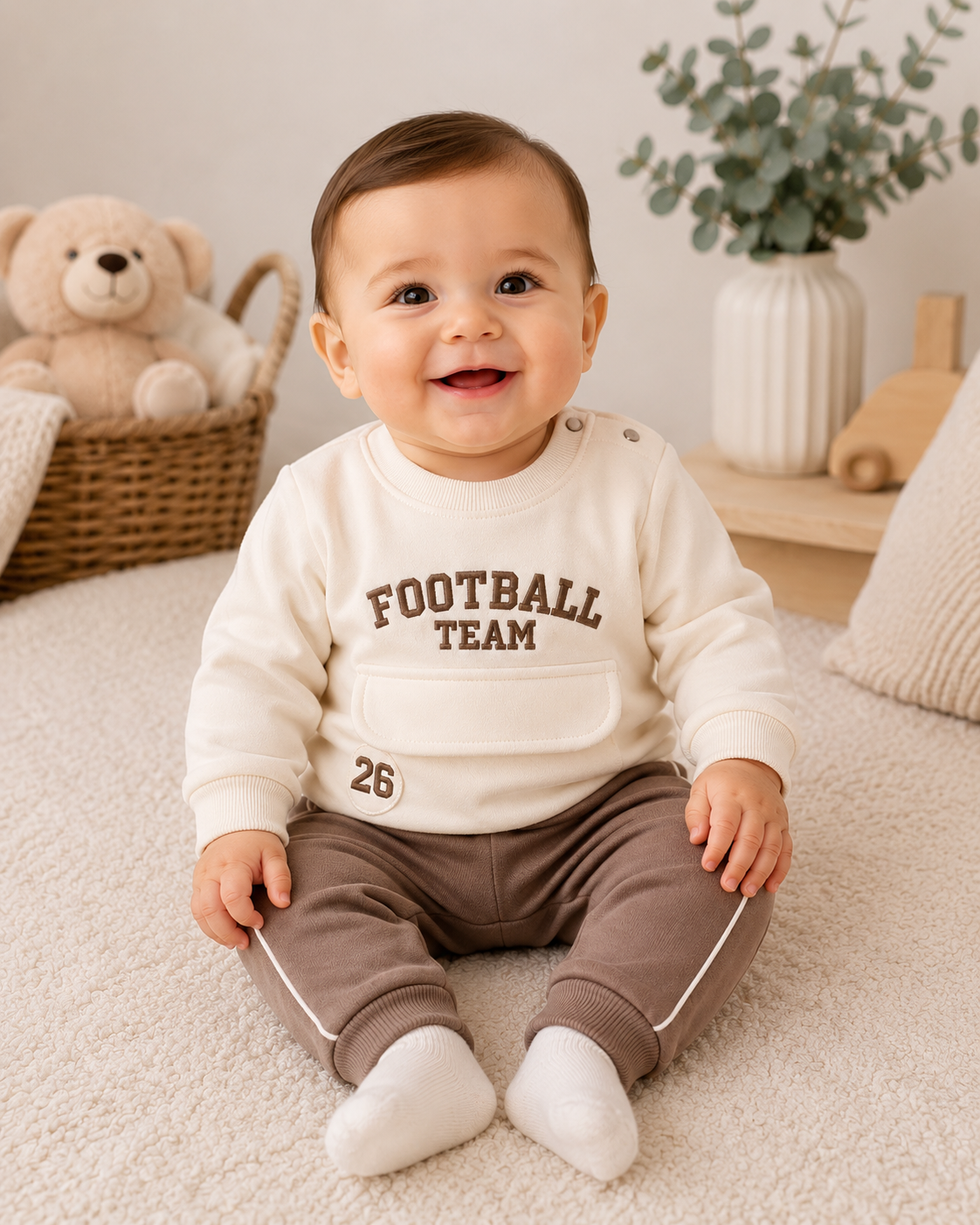 Baby-Set Baumwolle Football