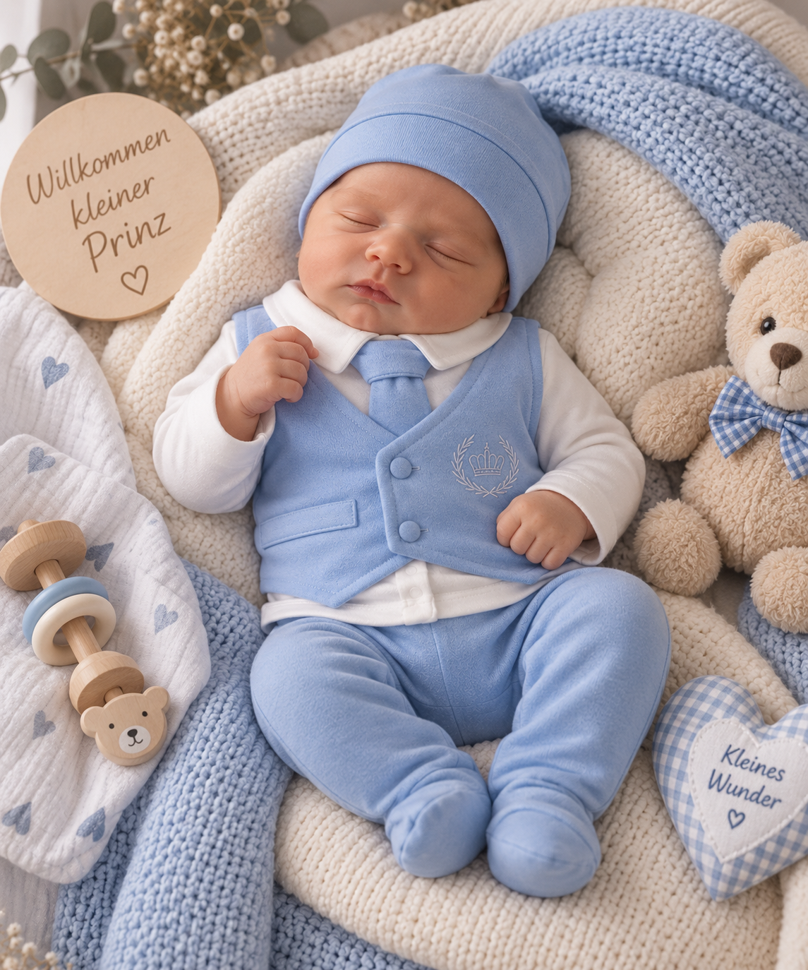 Baby Set Krawatte