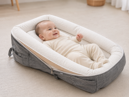Babynest Reisetasche Anthrazit